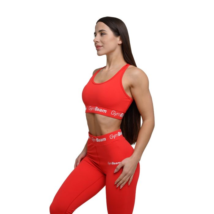 Women‘s Bra Simple Rouge Red - GymBeam XL