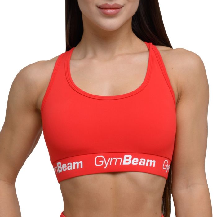Women‘s Bra Simple Rouge Red - GymBeam XL