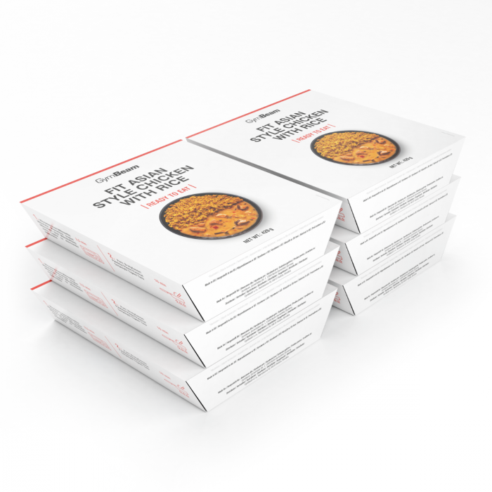 FIT Asian style chicken with rice Ready to eat - GymBeam 6 x 420 g