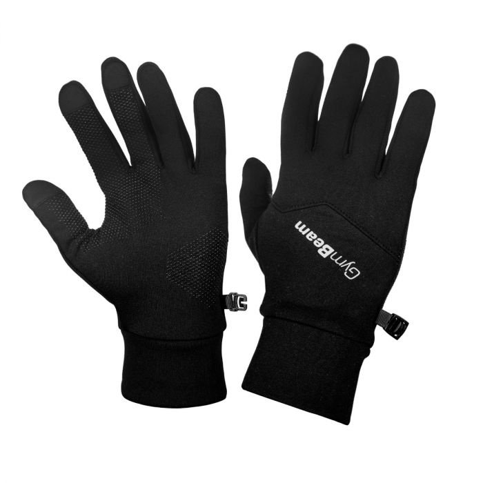 Running Gloves Unstoppable Black - GymBeam XL/XXL