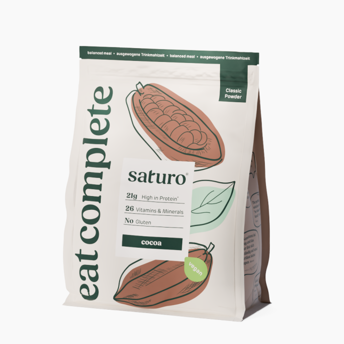 Vegan Powder Food - SATURO 1430 g - vanilla