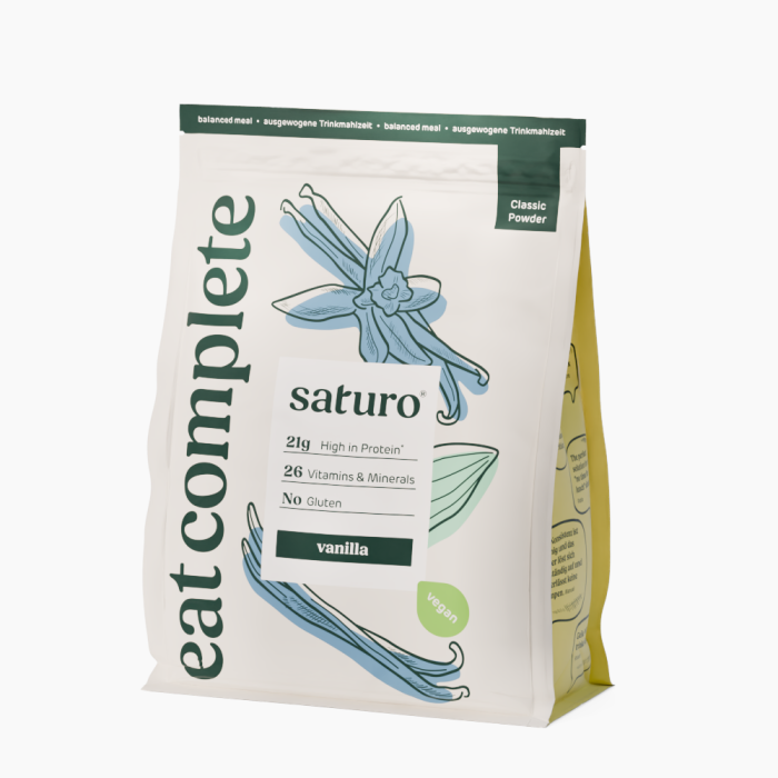 Vegan Powder Food - SATURO 1430 g - vanilla