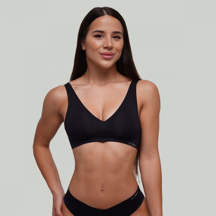 Seamless Bra Black - GymBeam XL