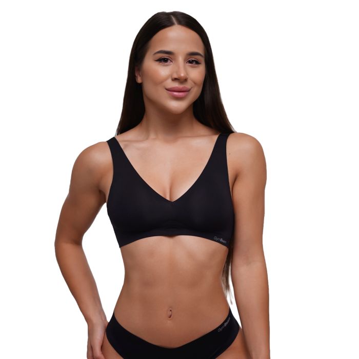 Seamless Bra Black - GymBeam XL