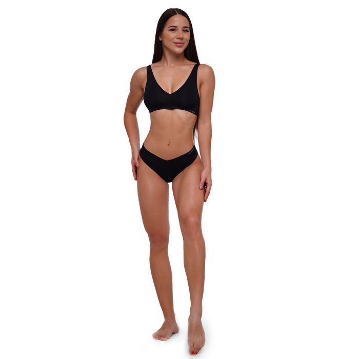 Seamless Bra Black - GymBeam XL