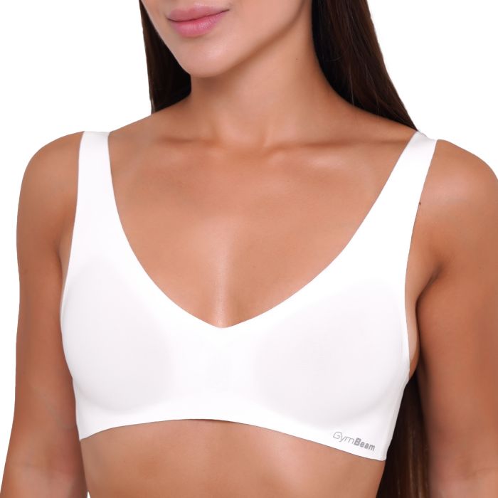 Seamless Bra Chalk - GymBeam XL