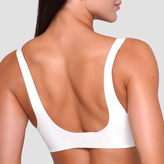 Seamless Bra Chalk - GymBeam XL