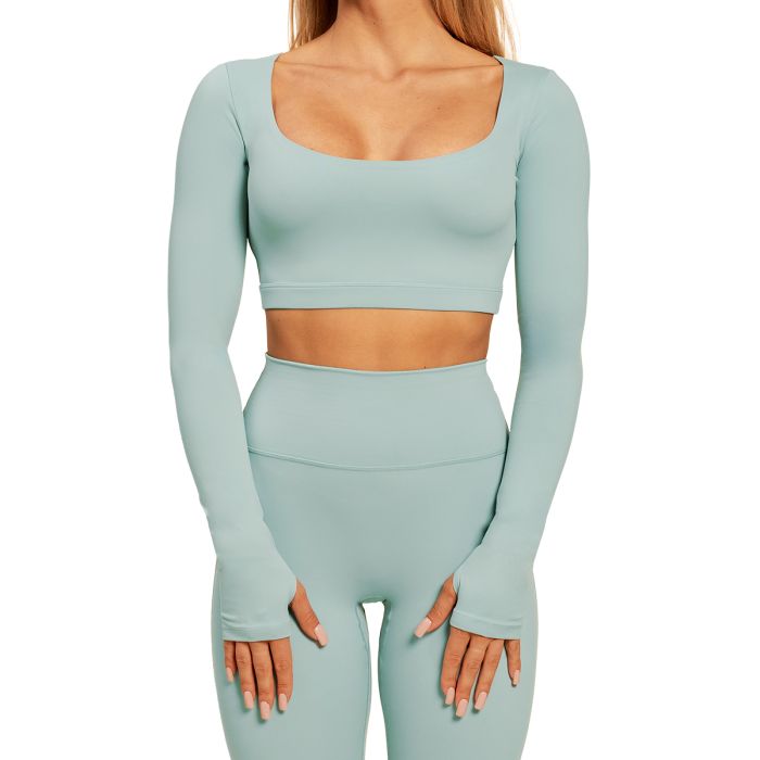 Women‘s Sense Crop Top Storm Blue - BeastPink L