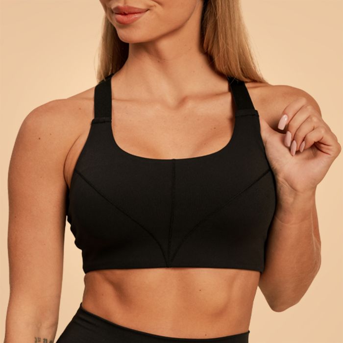 Sense Sports Bra Black - BeastPink L