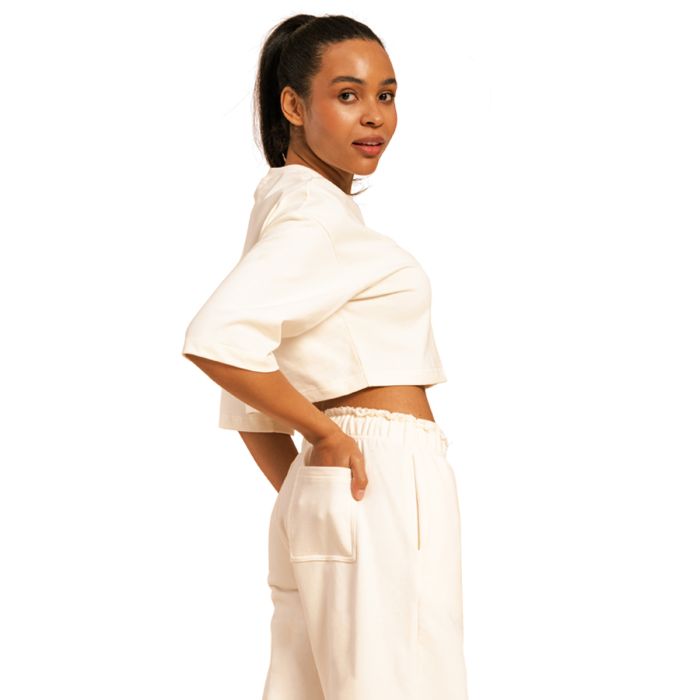 Women‘s Serenity Joggers Ivory - BeastPink XL