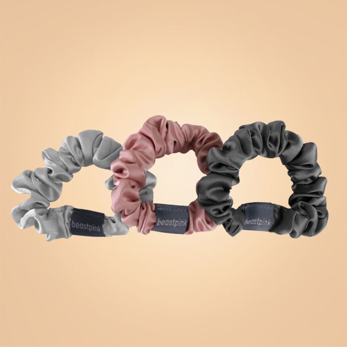 Set of Scrunchies Mix - BeastPink single_variant