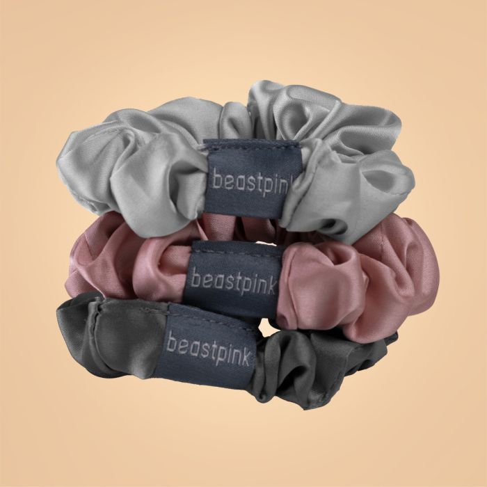 Set of Scrunchies Mix - BeastPink single_variant