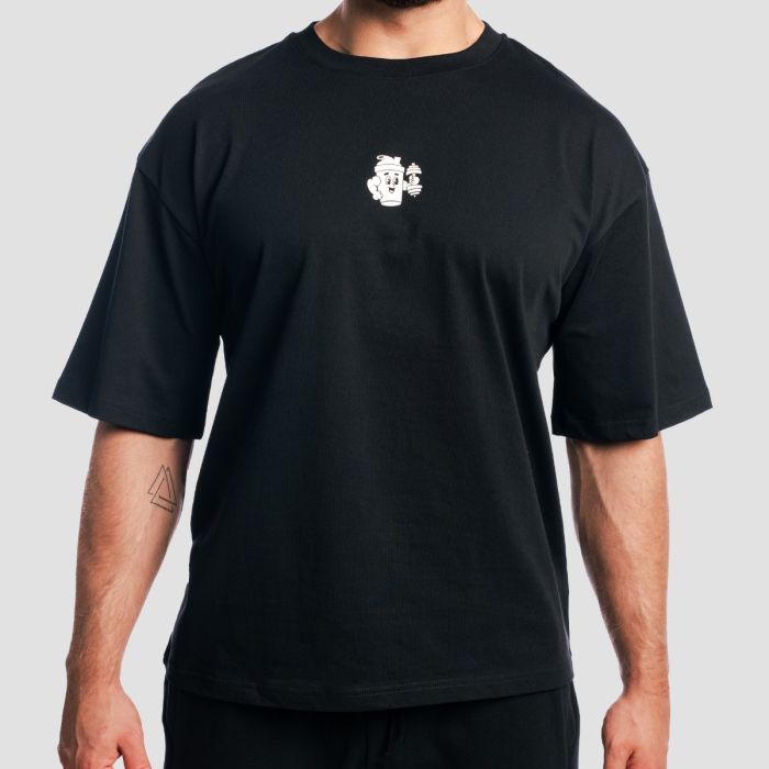 Shaker Boxy T-shirt Black - GymBeam XXL