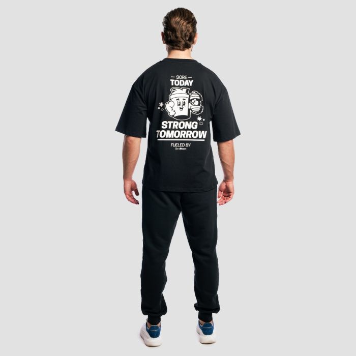 Shaker Boxy T-shirt Black - GymBeam XXL