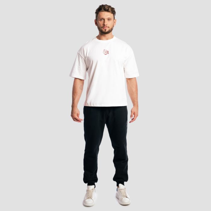 Shaker Boxy T-shirt White - GymBeam XXL