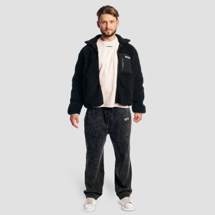 Sherpa Jacket Black - GymBeam XXL