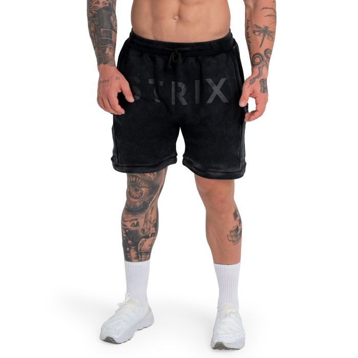 Shorts Washed Black - STRIX XL