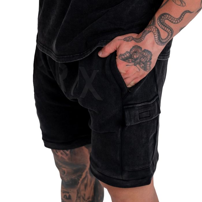 Shorts Washed Black - STRIX XL