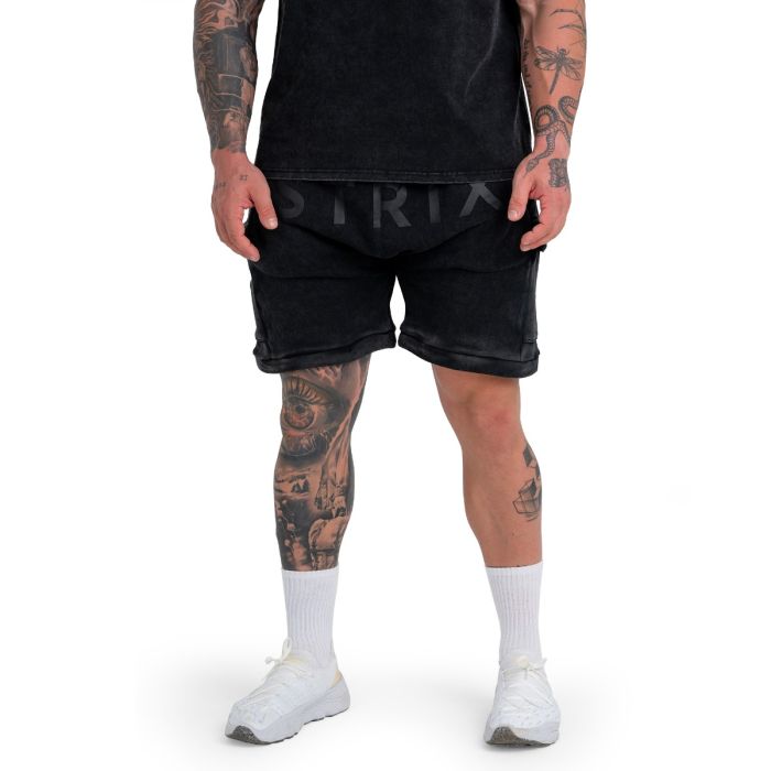 Shorts Washed Black - STRIX XL