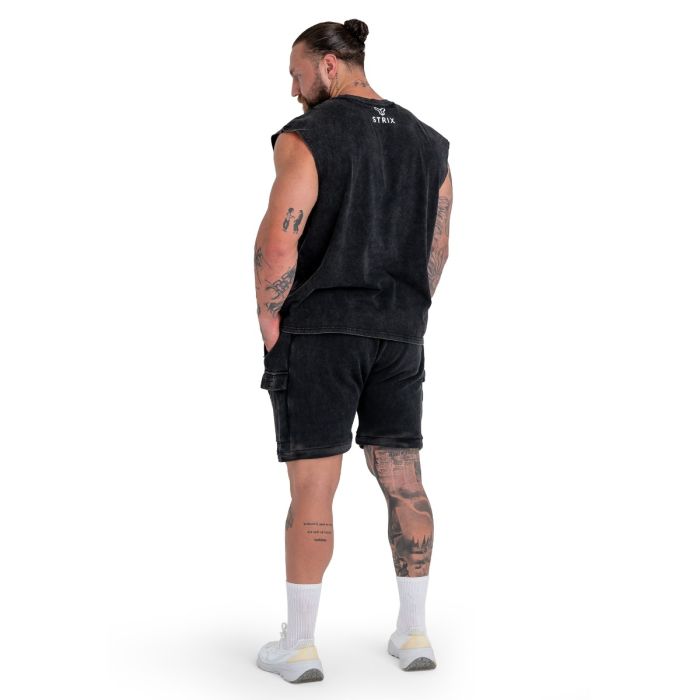 Shorts Washed Black - STRIX XL