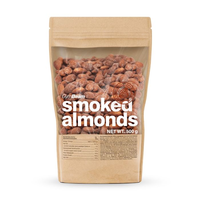 Smoked almonds - GymBeam 500 g