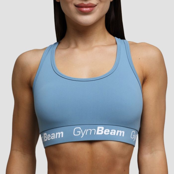 Women‘s Bra Simple Steel Grey - GymBeam XL