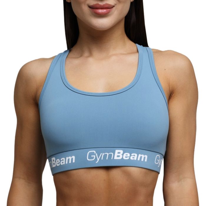 Women‘s Bra Simple Steel Grey - GymBeam XL