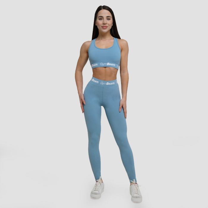 Women‘s Leggings Simple Steel Grey - GymBeam L
