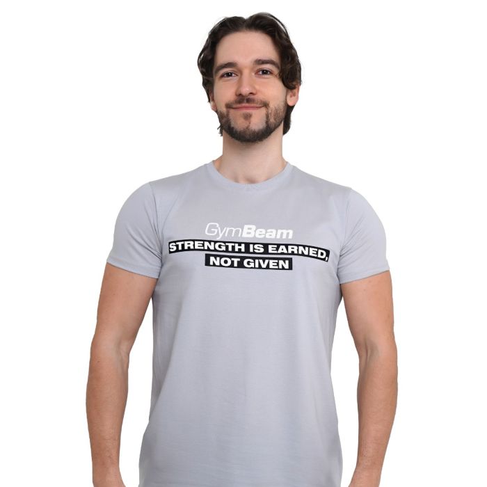 Strength T-shirt Pacific Grey - GymBeam L