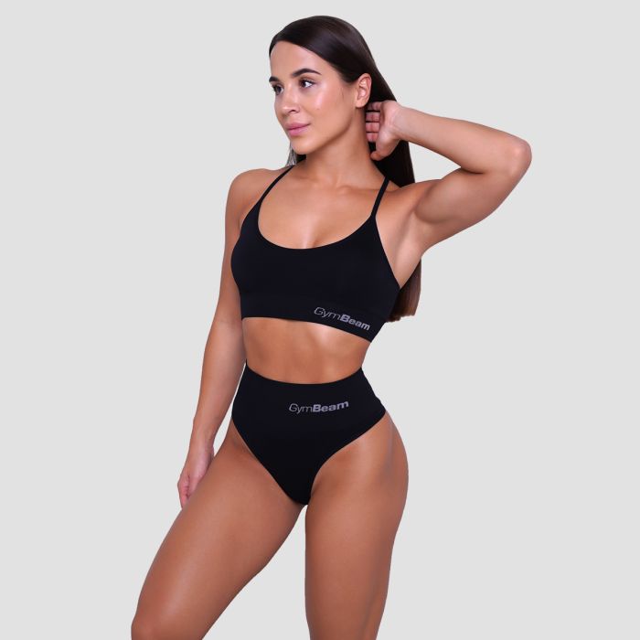 String Bralette Black - GymBeam XXL