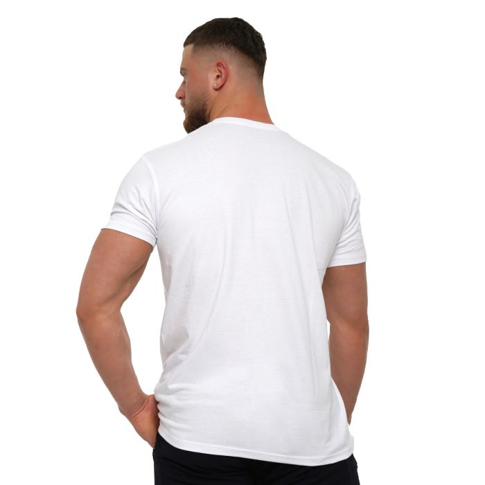 Stronger Together T-shirt White - GymBeam XXXL