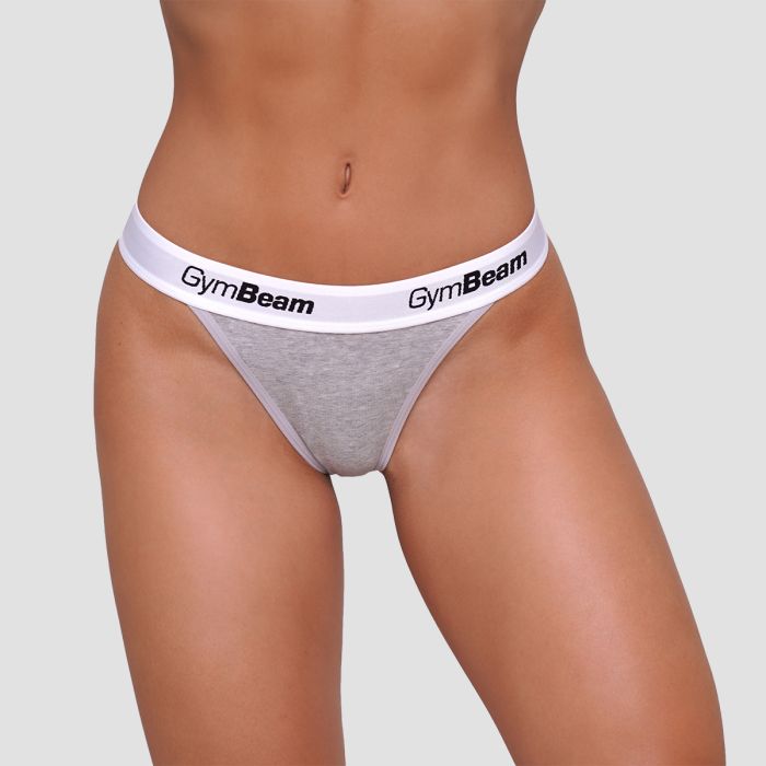 Thongs 3Pack Grey - GymBeam XXL