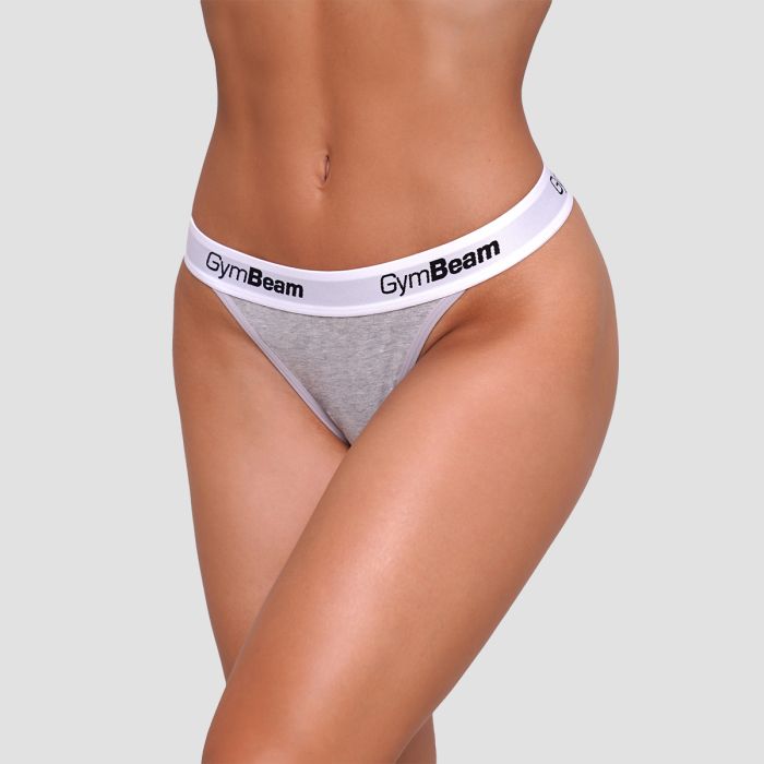 Thongs 3Pack Grey - GymBeam XXL
