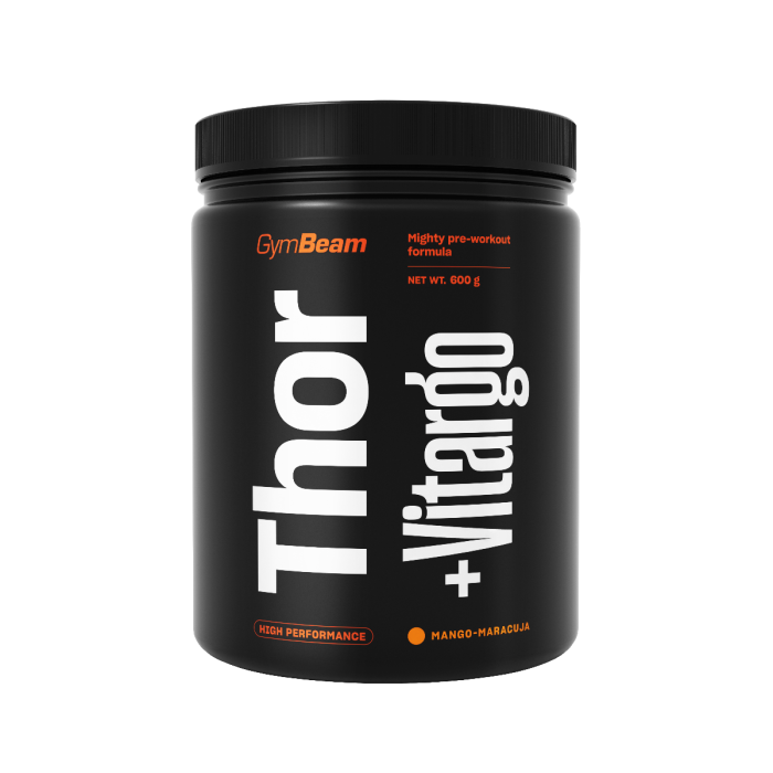 Predtréningový stimulant Thor Fuel + Vitargo 600 g - GymBeam mango-maracuja