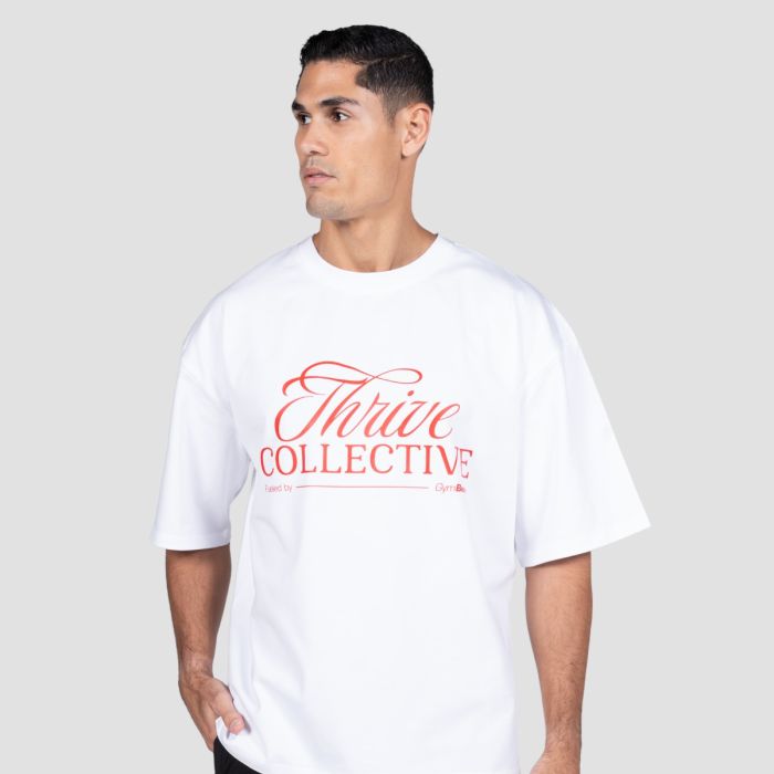 Thrive T-shirt White - GymBeam XXL