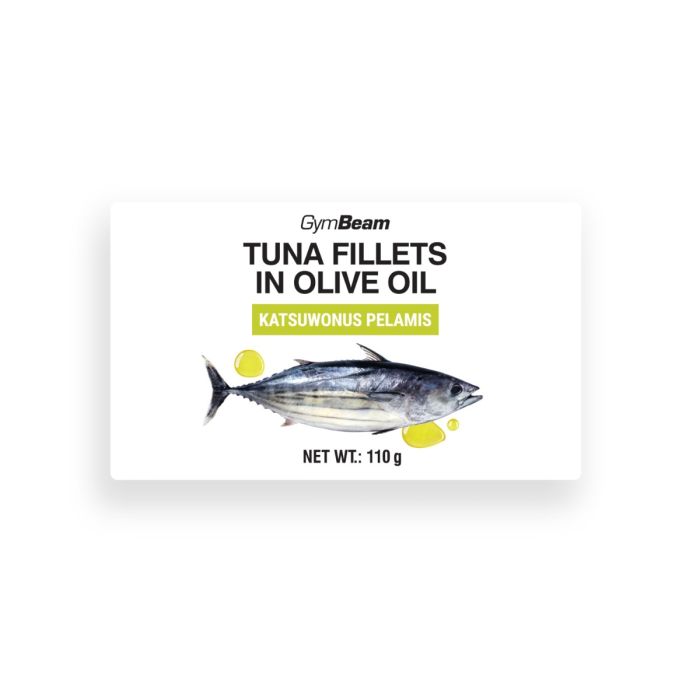 Tuna fillets in olive oil - GymBeam 110 g