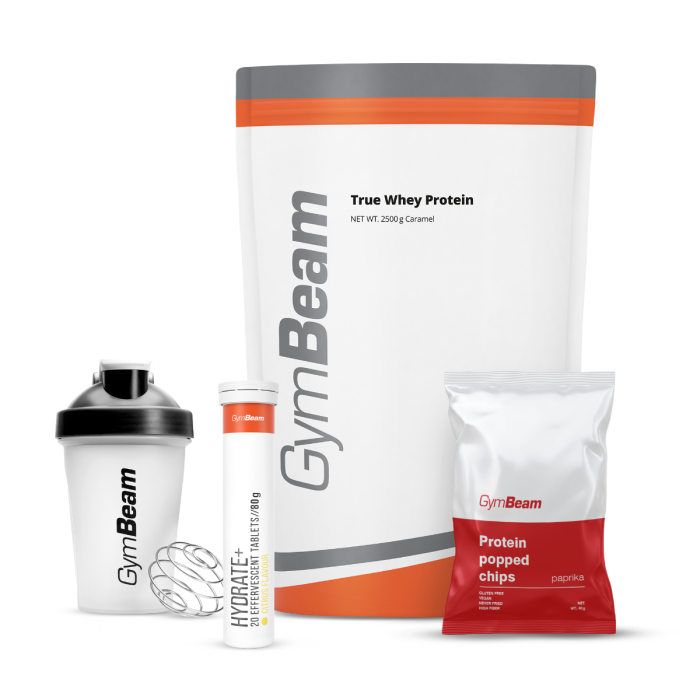 True Whey - GymBeam 2500 g - karamel - 00