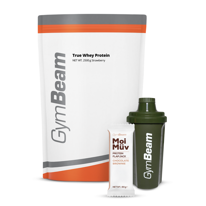 True Whey - GymBeam 2500 g - karamel - 00