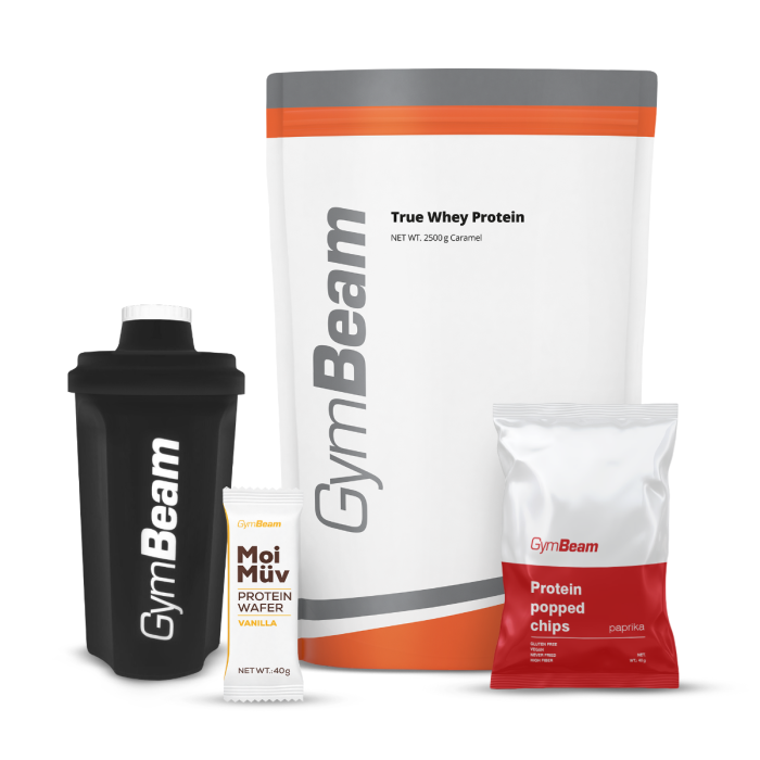 True Whey - GymBeam 2500 g - karamel - 00