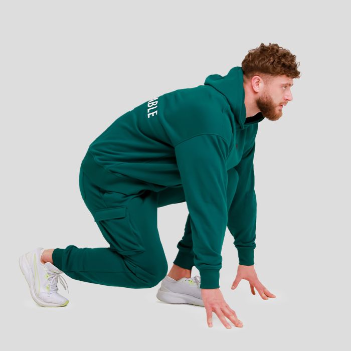 Unstoppable Hoodie Green - GymBeam XXXL