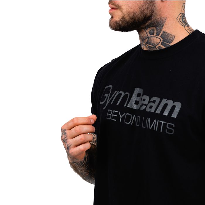 Men‘s T-shirt Beyond Limits black - GymBeam XXL