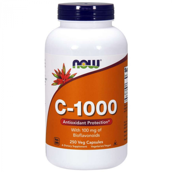 Vitamin C 1000 mg - NOW Foods 250 caps