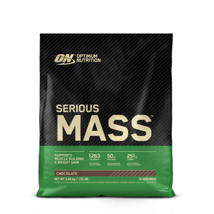 Gainer Serious Mass - Optimum Nutrition 5450 g - vanilla