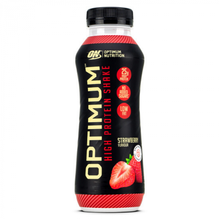 Optimum High Protein Shake - Optimum Nutrition 10 x 330 ml - strawberry