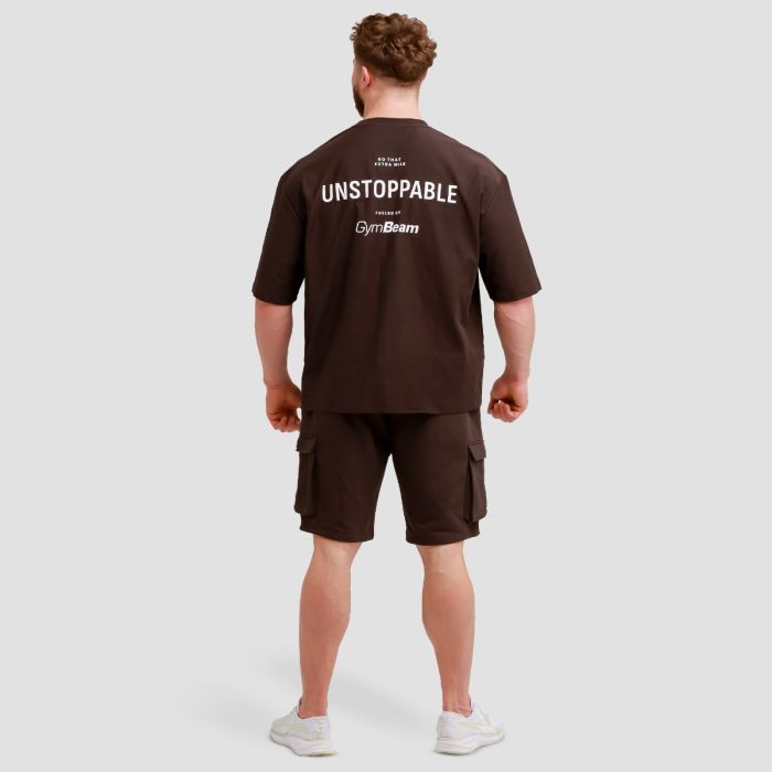 Utility Shorts Brown - GymBeam XXL