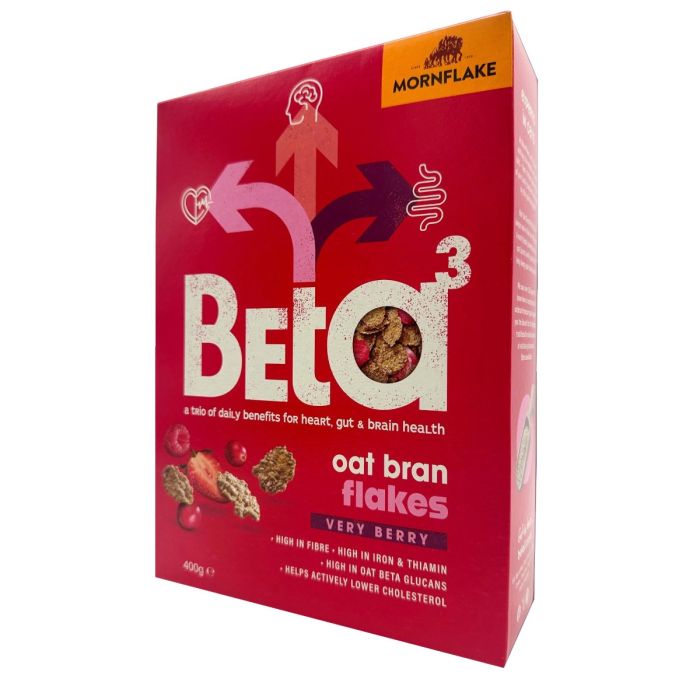 Very Berry Heart Healthy Oatbran Flakes - Mornflake 10 x 400 g