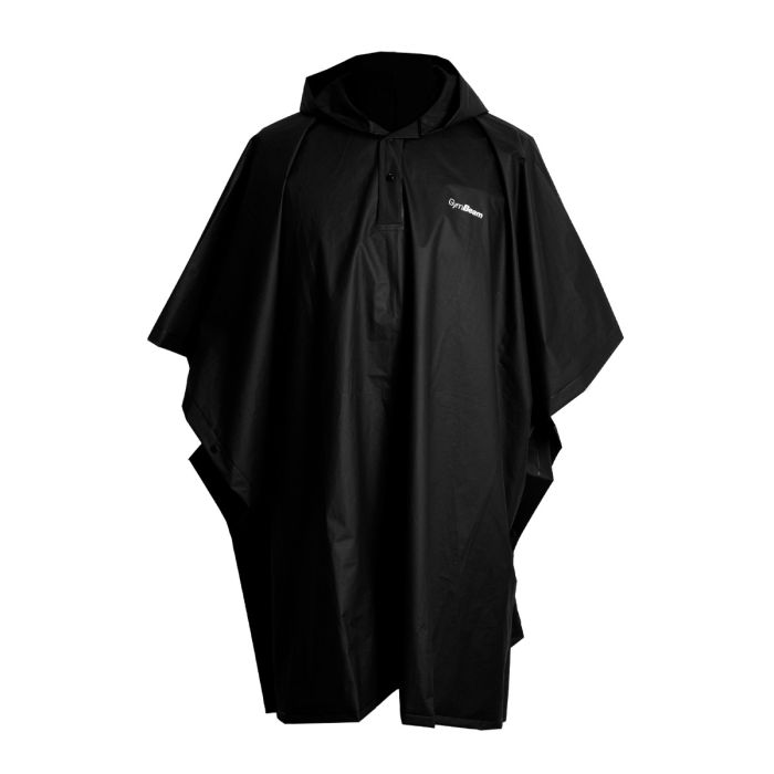 Water Resistant Poncho Black - GymBeam single_variant