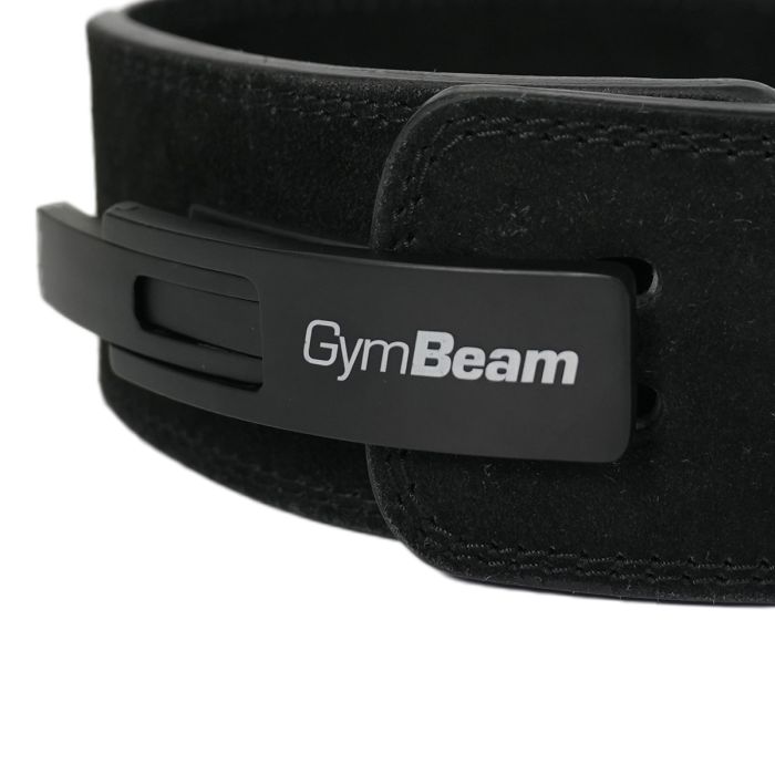 Weightlifting Belt LEVER Black/Orange - GymBeam XXL