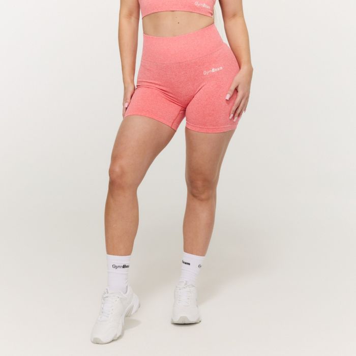 Women‘s FLO Shorts Coral - GymBeam XL