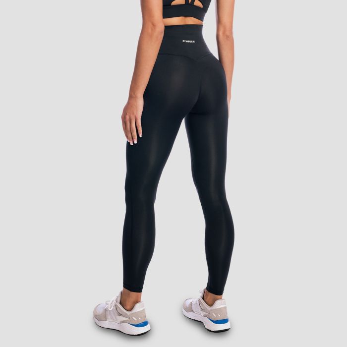 Women‘s Aura Leggings Black - GymBeam XXL